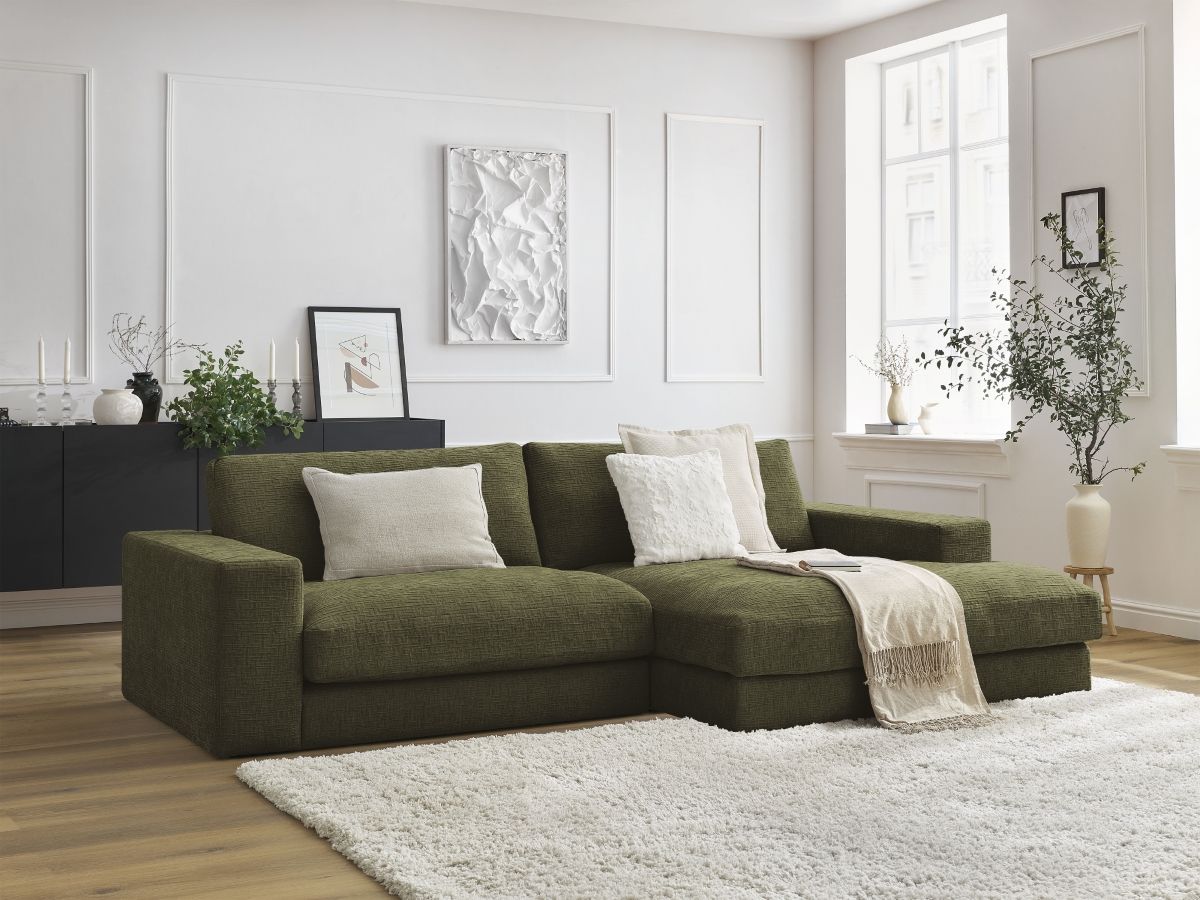 canape d angle fixe compact leonard tissu texture