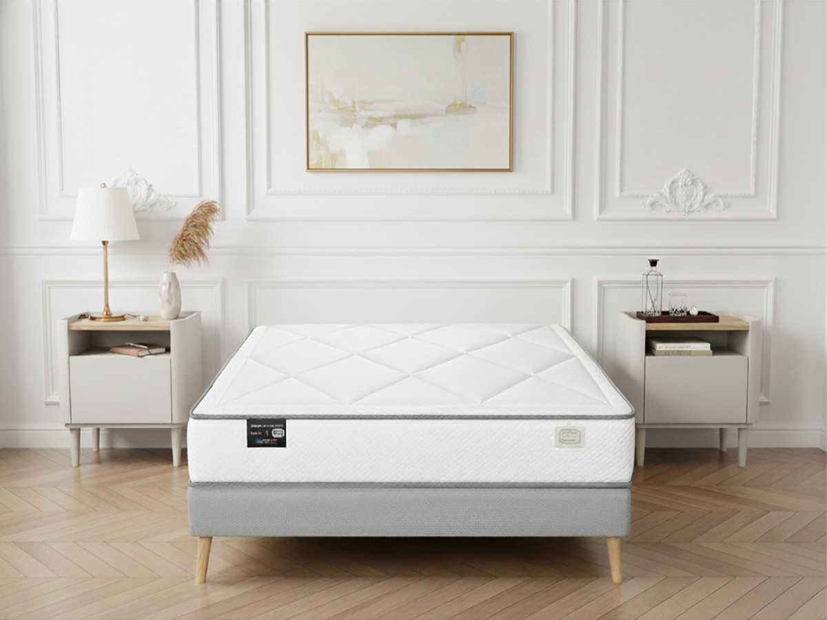 matelas iena 23 cm ressorts ensaches bobochic x simmons