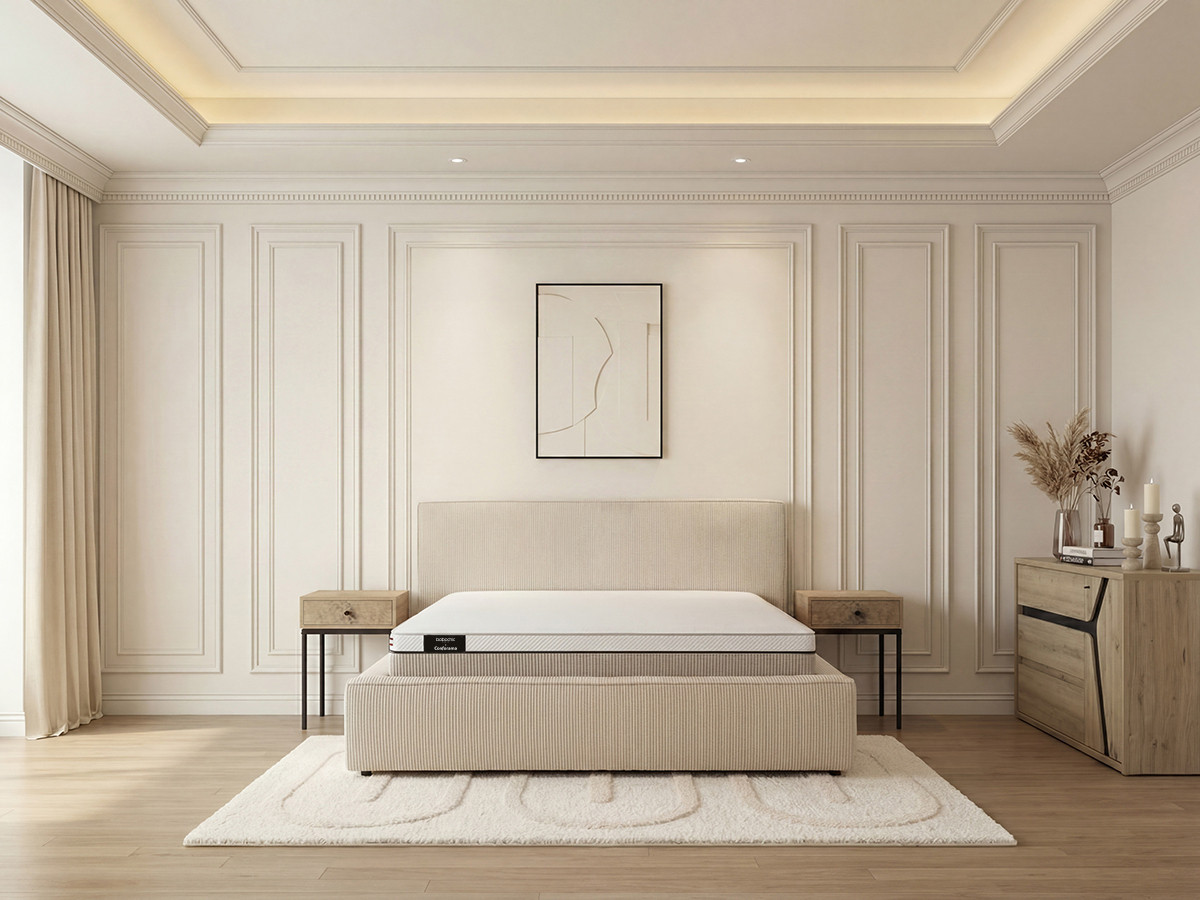 matelas leonie ressorts ensaches mousse a memoire de forme
