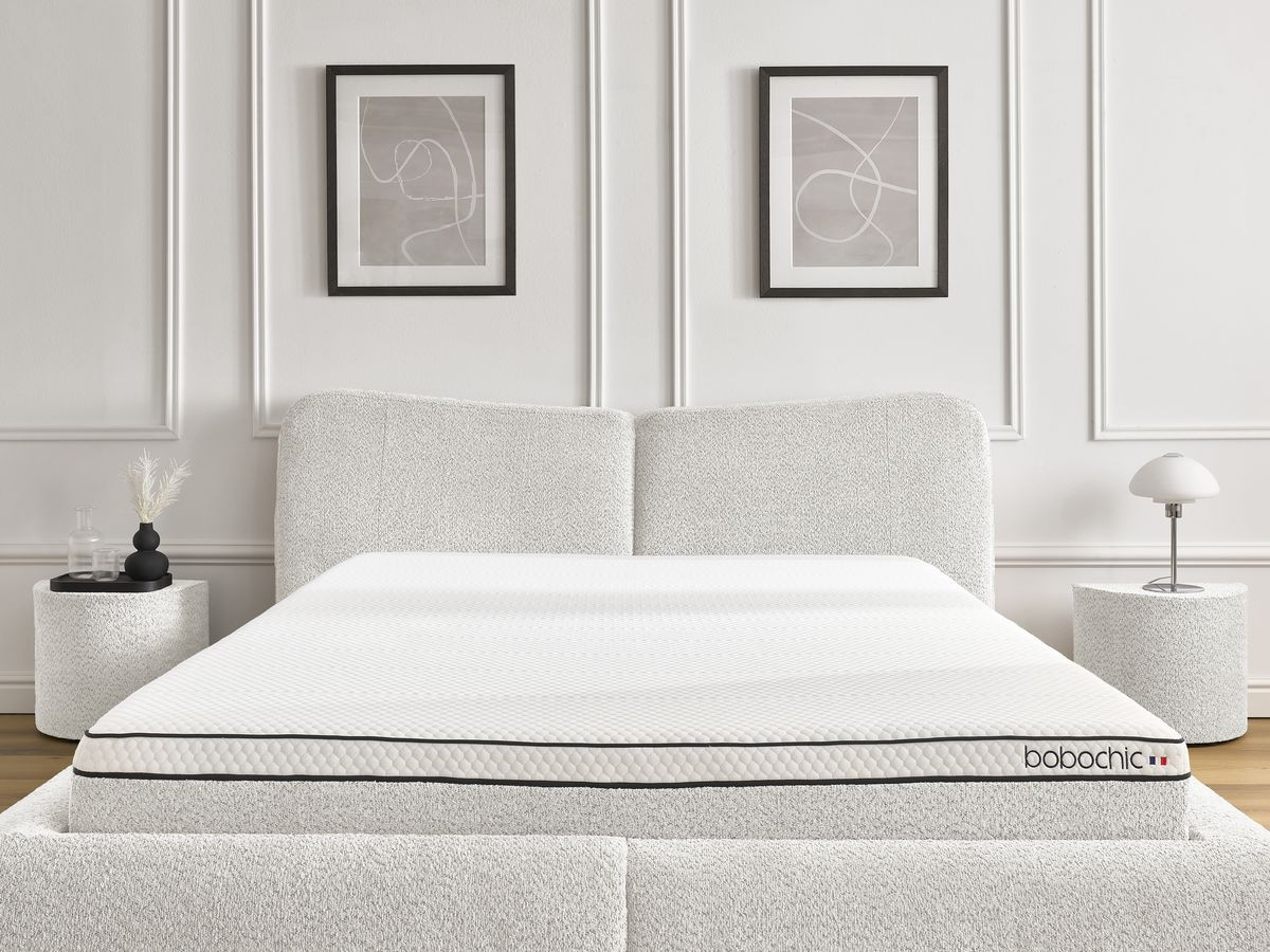 matelas telio 22 cm mousse haute resilience memoire de forme
