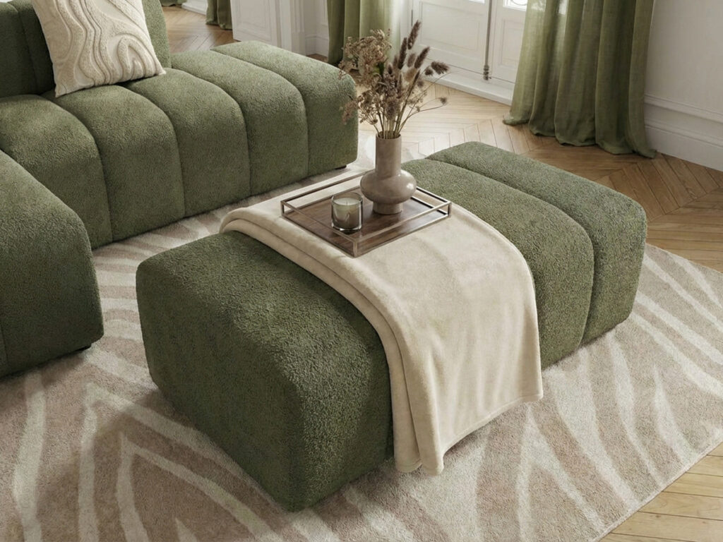 plaid 157 x 230 cm moly