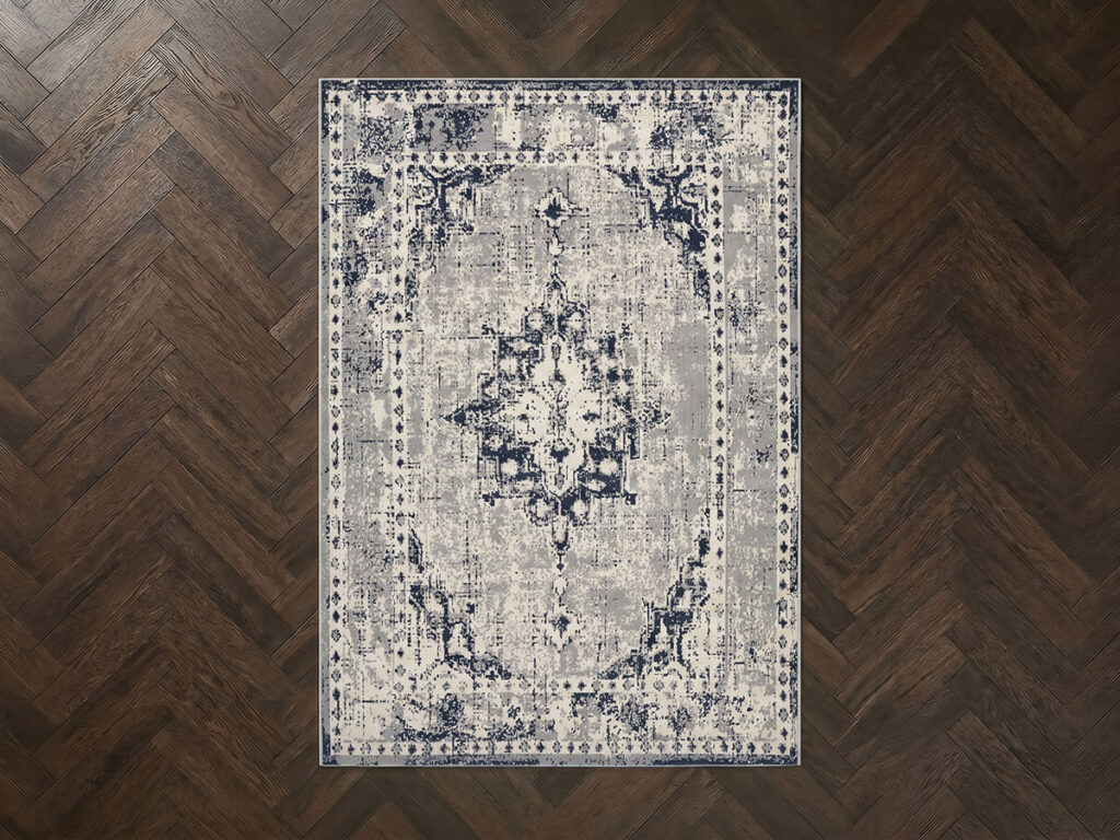 tapis poils ras minerva vintage