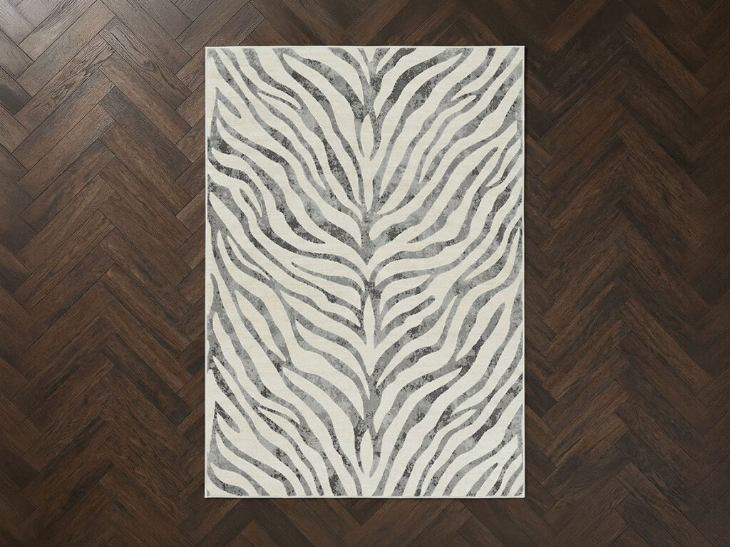 tapis poils ras zora motif zebre (1)